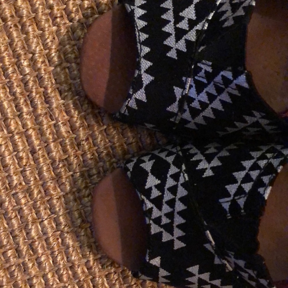 Open toe wedge